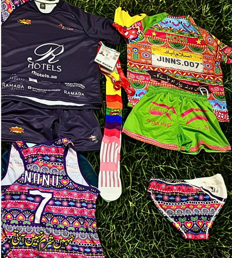 Full BOOMFA kit collection — R Hotels, JINNS.007, NANU #7, and signature truck art designs.